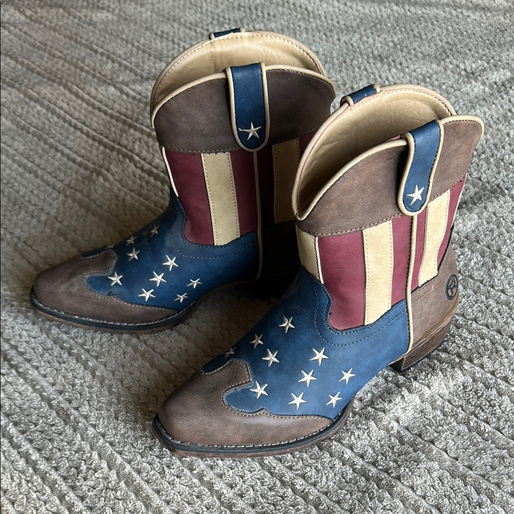 Roper Patriotic Cowboy Boots